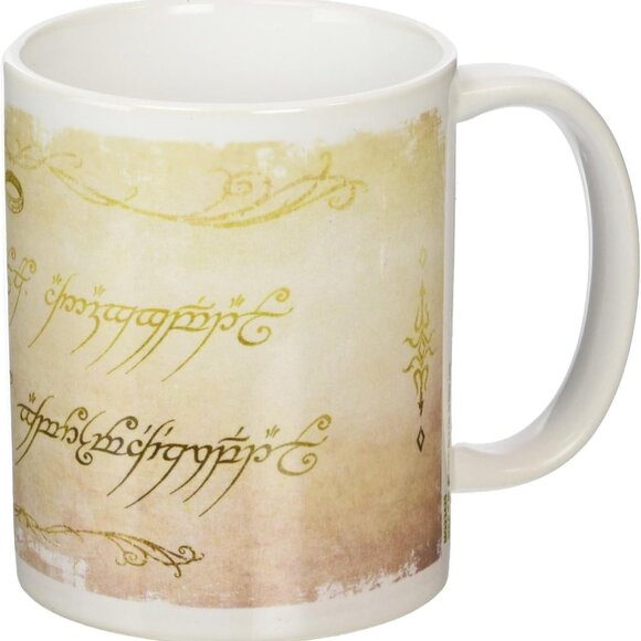 The Lord of the Rings 11 oz Mug with Ring Inscription - Picture 1 of 4